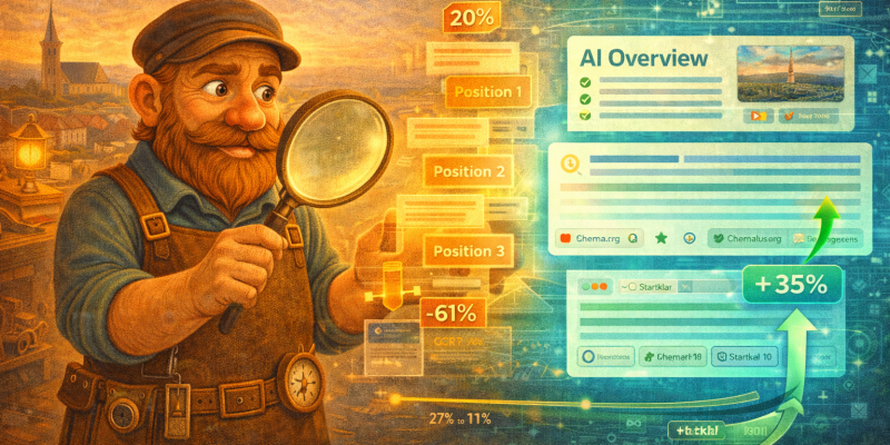 Google AI Overviews fressen 61% Ihrer Klicks