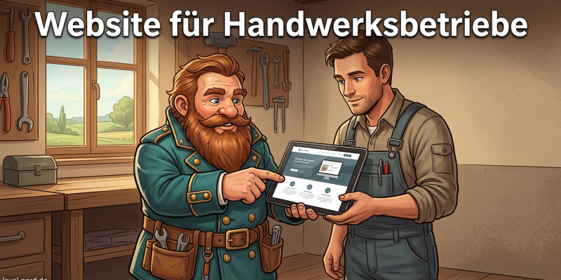 Website für Handwerksbetriebe: Die 5 häufigsten Fehler und was wirklich zählt