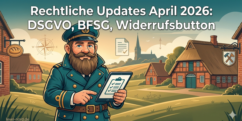 April 2026: Rechtliche Updates für Website-Betreiber (DSGVO, BFSG, Widerrufsbutton)