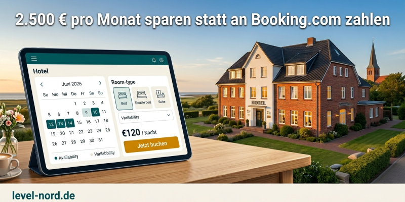 2.500 € pro Monat sparen statt an Booking.com zahlen