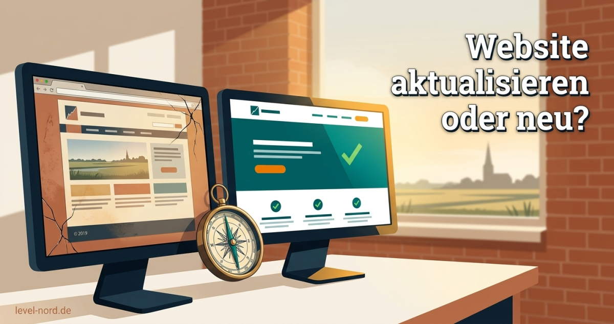 Deine Website ist von 2019. Sieht man das?