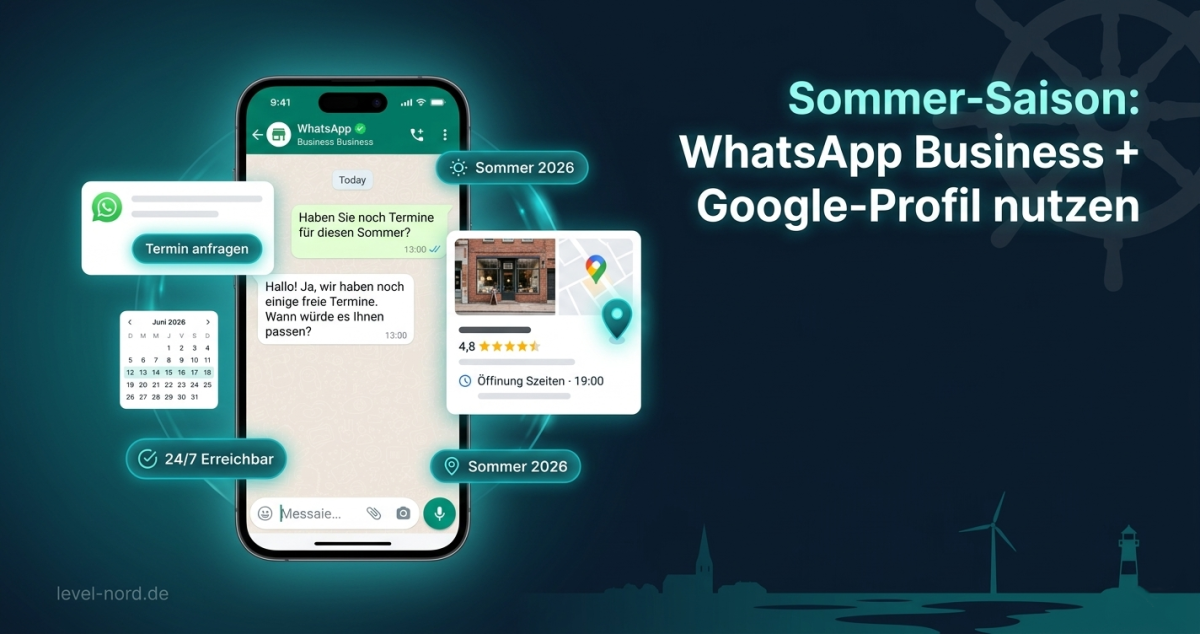 Sommer-Saison: WhatsApp Business + Google-Profil nutzen