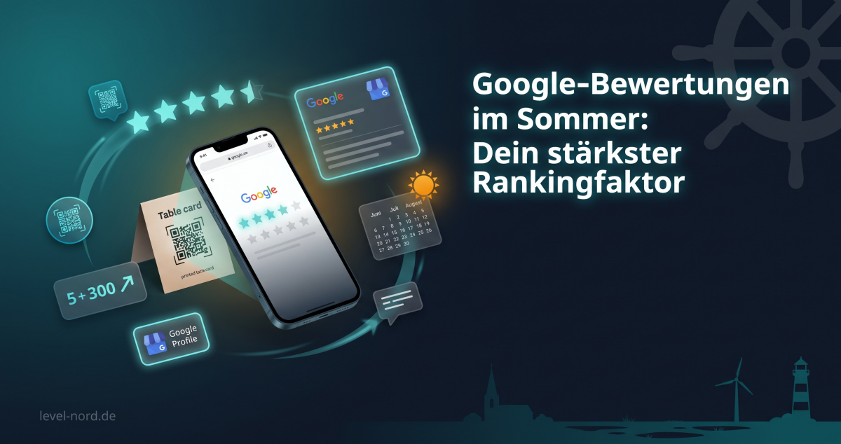 Google-Bewertungen im Sommer: Dein stärkster Rankingfaktor
