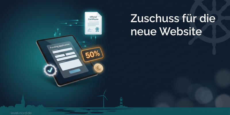 Zuschuss für die neue Website: Förderung im Landkreis Oldenburg