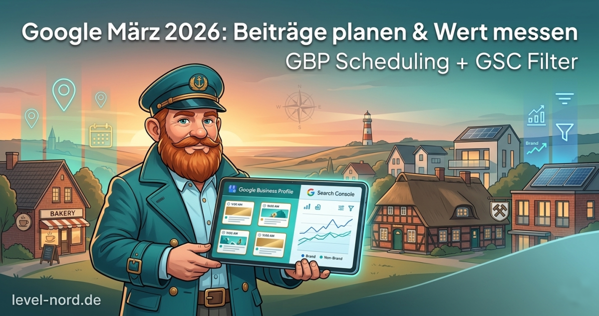 Google im März 2026: Beiträge vorplanen und echten SEO-Wert messen