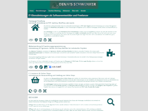 Alte Website d-schwenker.de Leistungsseite