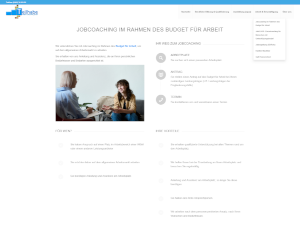 Alte Website teilhabe-oldenburg.de Jobcoaching im Rahmen